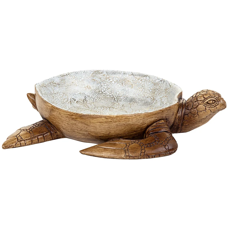 Design Toscano On the Ocean's Beach Sea Turtle Bowl