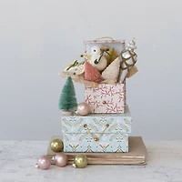 Hello Honey Berry & Dove Printed Paper Gift Boxes, 2ct.