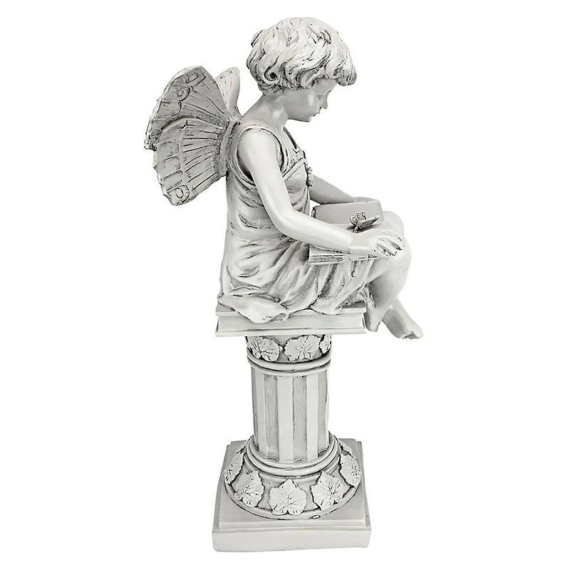 Design Toscano 21" The British Reading Fairy Garden Statue