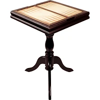 Toy Time Chess & Backgammon Pedestal End Table