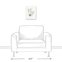 Hello Spring Bee 11" x 14" Canvas Wall Art