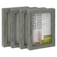 4 Pack  5" x 7" Gray Shadow Boxes by Studio Décor®