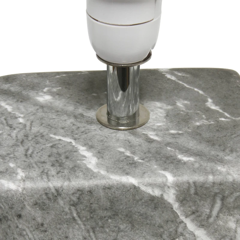 Simple Designs Marbled Ceramic Table Lamp
