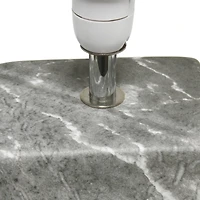 Simple Designs Marbled Ceramic Table Lamp