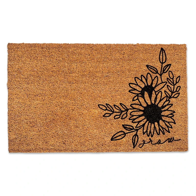 Grow Floral 30" x 18" Door Mat
