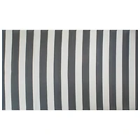 DII® Gray & White Stripe Outdoor Rug, 4ft. x 6ft.