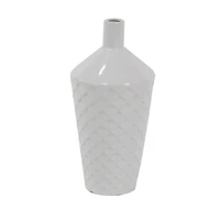 White Porcelain Modern Vase Set