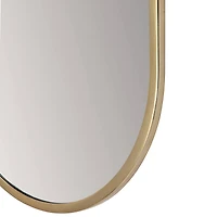 Habitat Penelope 60" Golden Oval Linear Wall Mirror