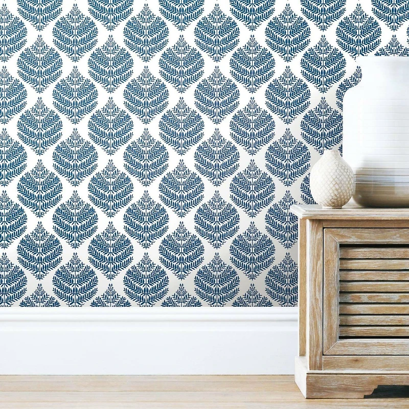 RoomMates Hygge Fern Damask Peel & Stick Wallpaper