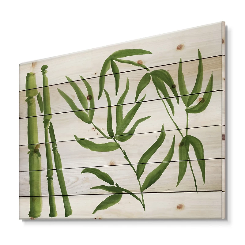 Designart - Bamboo Branches In The Forest IV