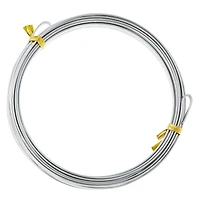 12 Pack: 18 Gauge Flat Silver Wire by Bead Landing™