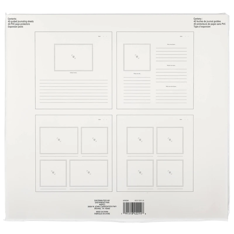 12" x 12" Memories & Moments Guided Scrapbook Layouts by Recollections™
