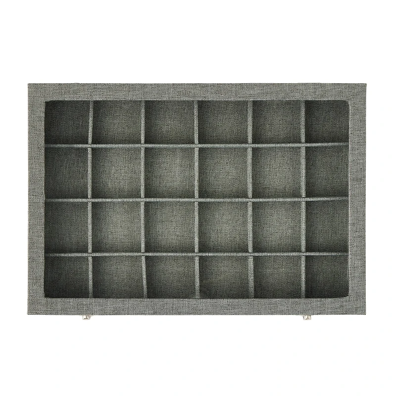 Gray Jewelry Tray with Lid By Bead Landing™