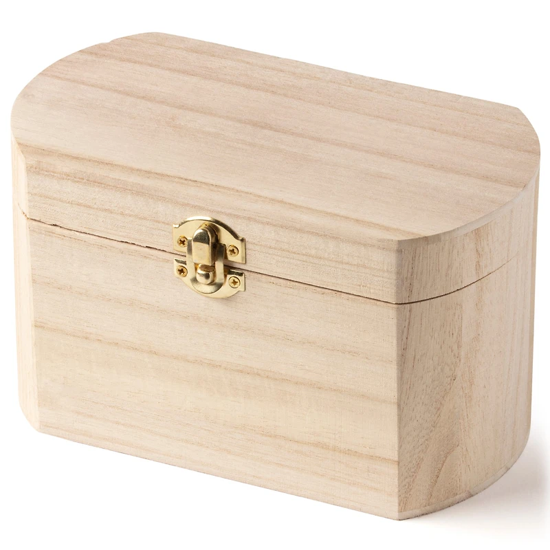 8 Pack: 7.5" Wood Oval Box by Make Market®