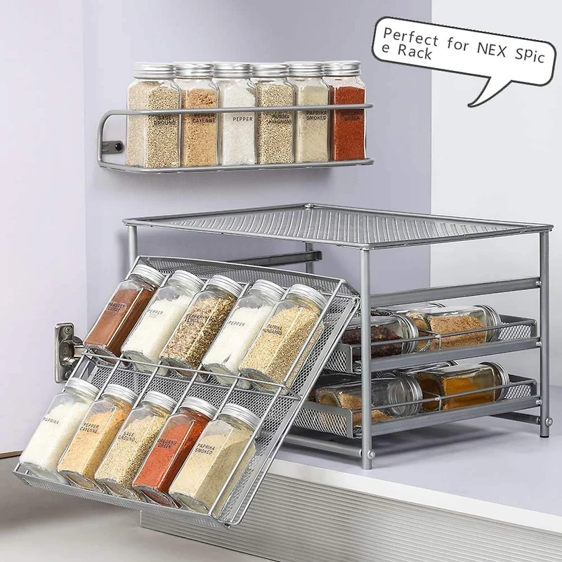 4oz. Glass Spice Jars Set