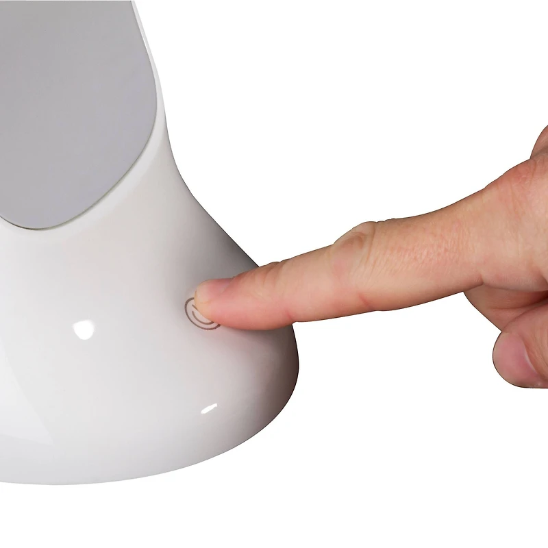 OttLite Wellness Series 20.75" White Dimmable LED Task Lamp