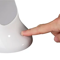 OttLite Wellness Series 20.75" White Dimmable LED Task Lamp