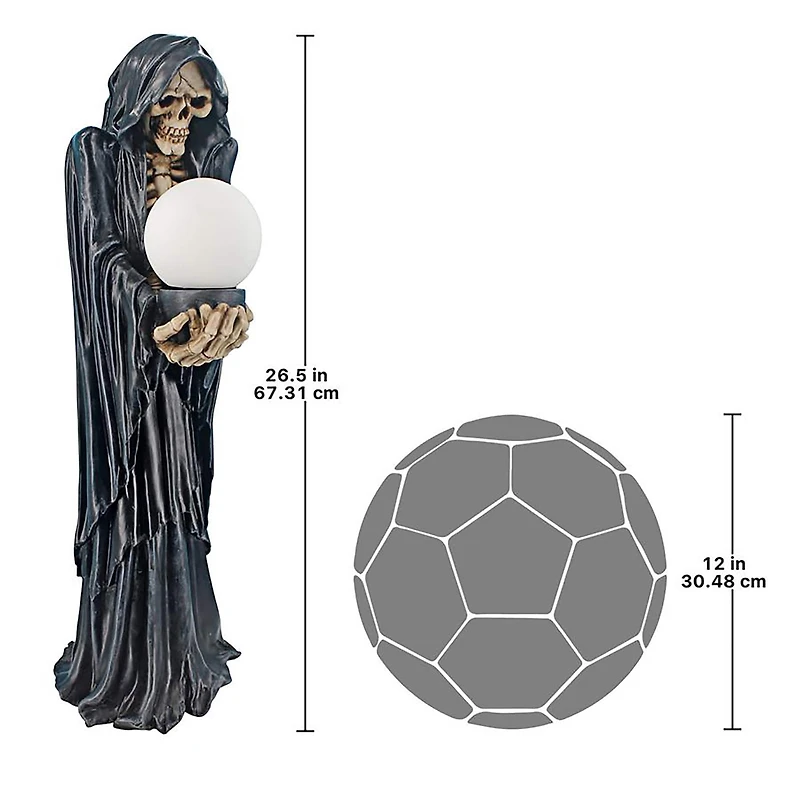 Design Toscano 26.5" Grim Reaper Illuminated Evil Spector Statue
