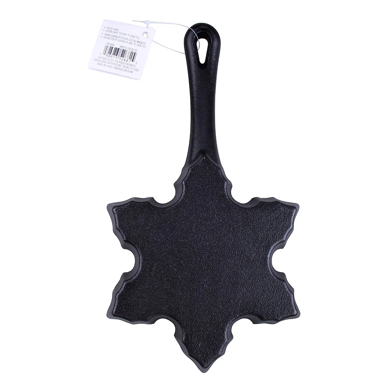 Mini Snowflake Cast Iron Pan by Makery™