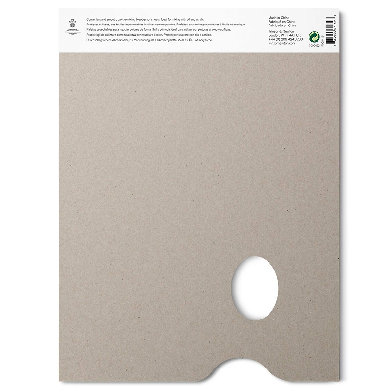 Winsor & Newton® Tear Off Palette Paper Pad, 9" x 12"