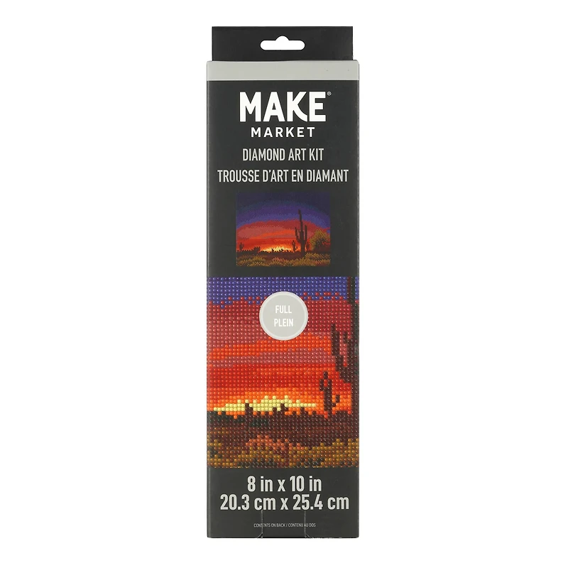 Desert Sunset Painting Diamond Art by Make Market®