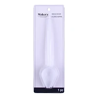 9" White Drizzle Scoop by Makery™