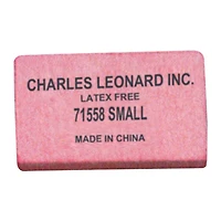 Charles Leonard Synthetic Pink Pencil Eraser Block