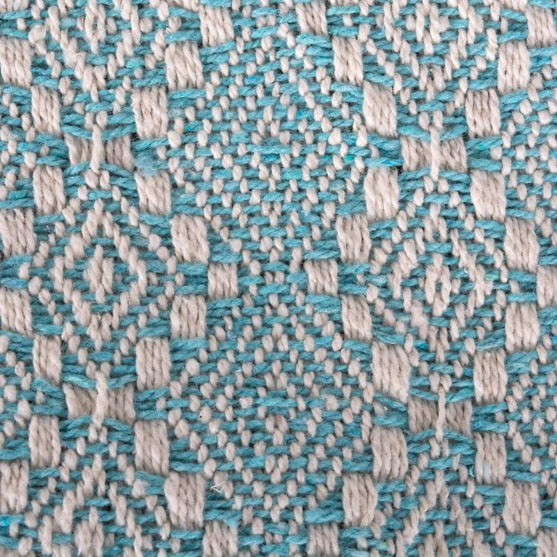 DII® Aqua Diamond Stitch Throw