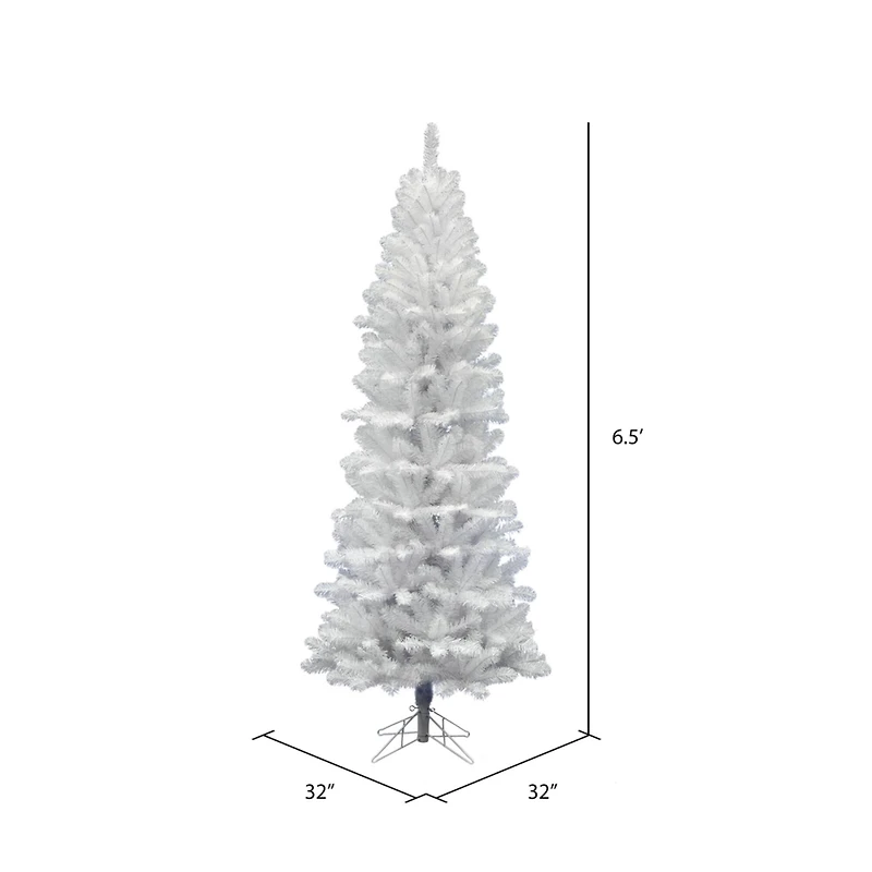 6.5ft. Unlit White Salem Pine Artificial Christmas Tree