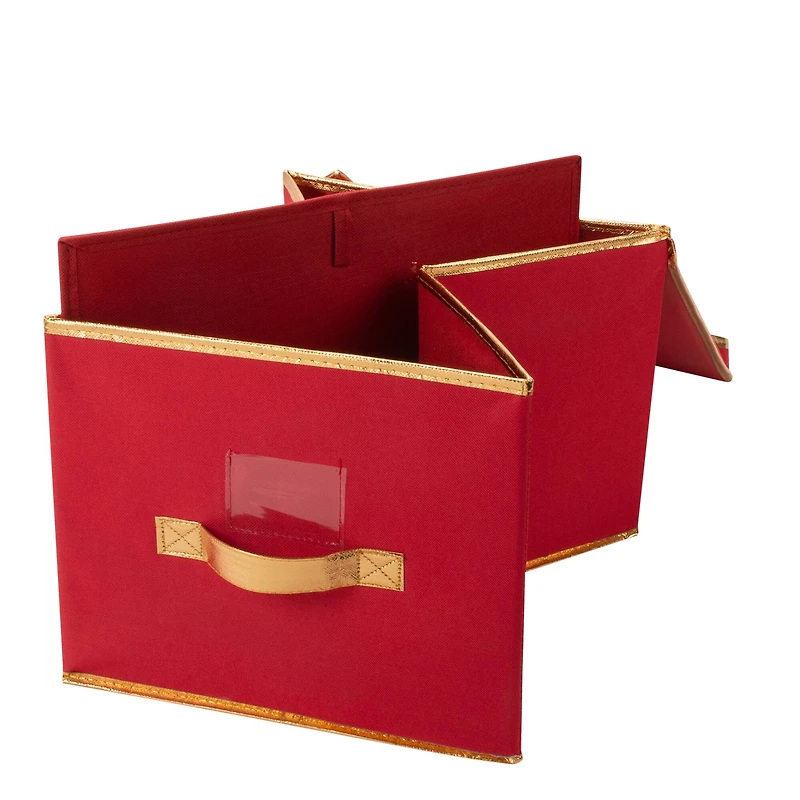 Simplify Red Holiday Jumbo Storage Box