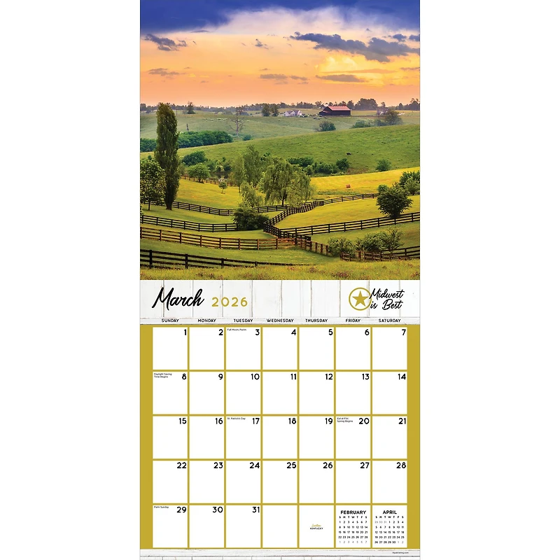 2026 Midwest Is Best Wall Calendar