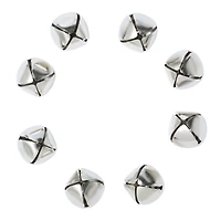 12 Packs: 8 ct. (96 total) 30mm Silver Jingle Bells by Creatology™