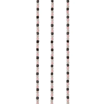 12 Pack: Multicolor Glass Cube Bead Strings, 3mm by Bead Landing™