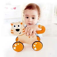 Hape Dante the Cat Push & Go Wooden Release Toy