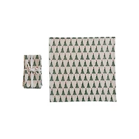 Hello Honey® 18" Christmas Tree Print Stonewashed Cotton Napkins, 4ct.