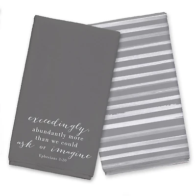 Exceedingly Abundantly More 16" x 25" Towel Set