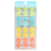 Sweet Tooth Fairy® Bright Flower Icing Decorations, 24ct.