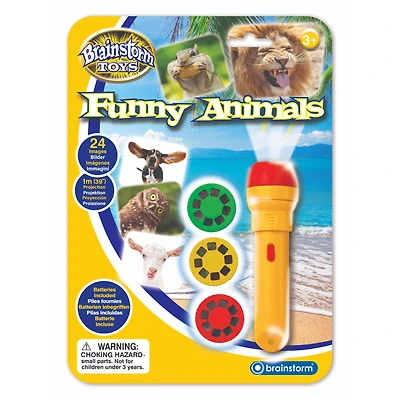 Brainstorm Toys Funny Animals Torch & Projector