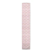 Lipstick XO Pattern 16" x 72" Cotton Twill Runner