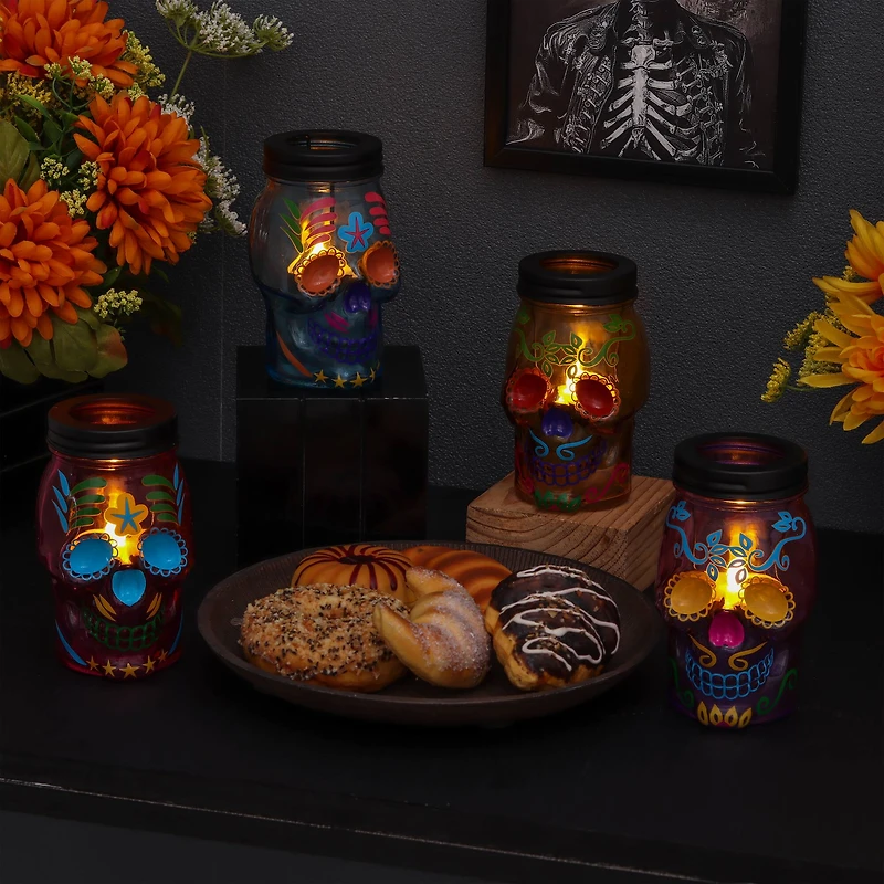 Assorted 6" Glass Candle Holder by Ashland®, 1pc.