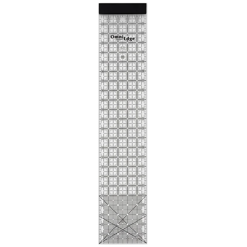OmniEdge™ by Omnigrid® 5" x 24" Rectangle Quilting Ruler with Removable Lip