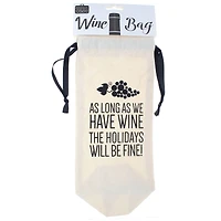 Personality Case™ Holidays Canvas Wine Bag