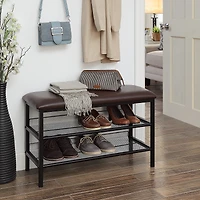 SunnyPoint Shoe Rack with Bench
