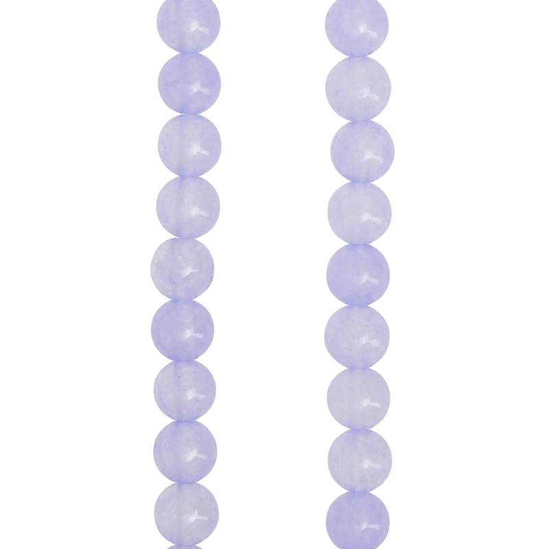 Amethyst Dyed Quartzite Beads, 6mm by Bead Landing™