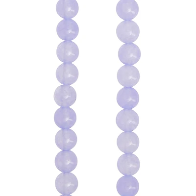 Amethyst Dyed Quartzite Beads, 6mm by Bead Landing™
