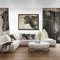 Designart - Spanish Bull Sketch