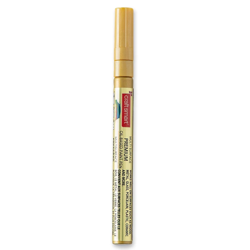 Metallic Fine Tip Multi-Surface Premium Oil-Based Paint Pen by Craft Smart