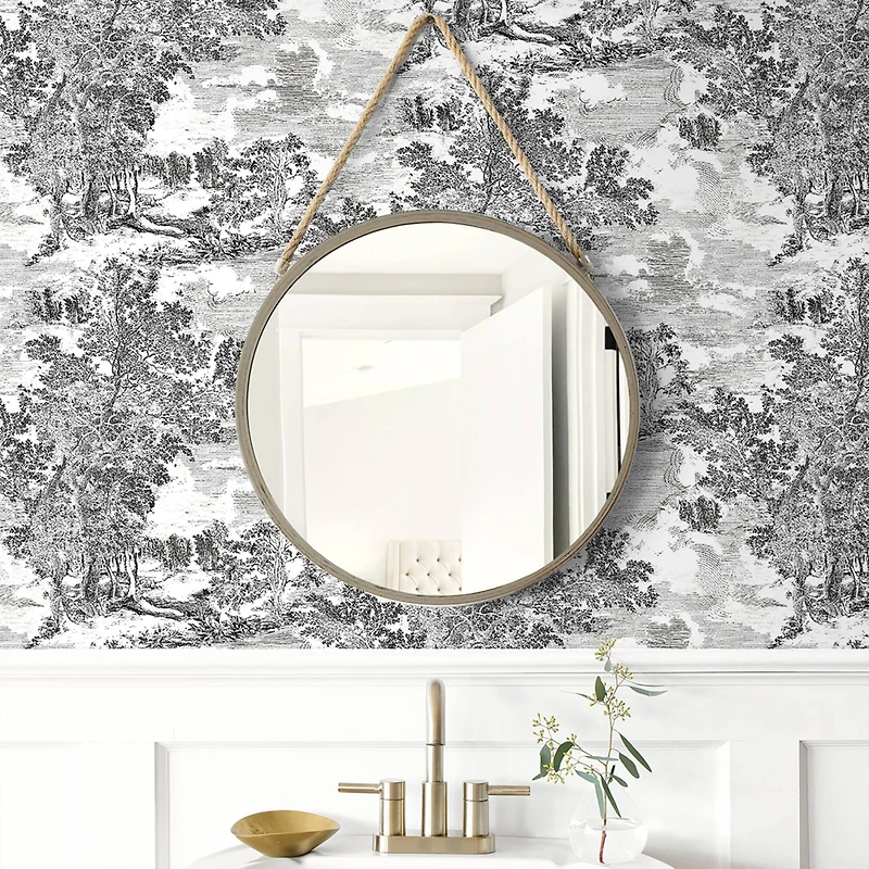 Surface Style Serene Scenes Toile Peel & Stick Wallpaper