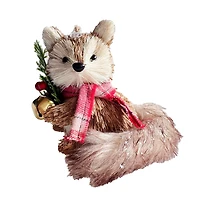 5" Sisal Fox Natural Ornament by Ashland®