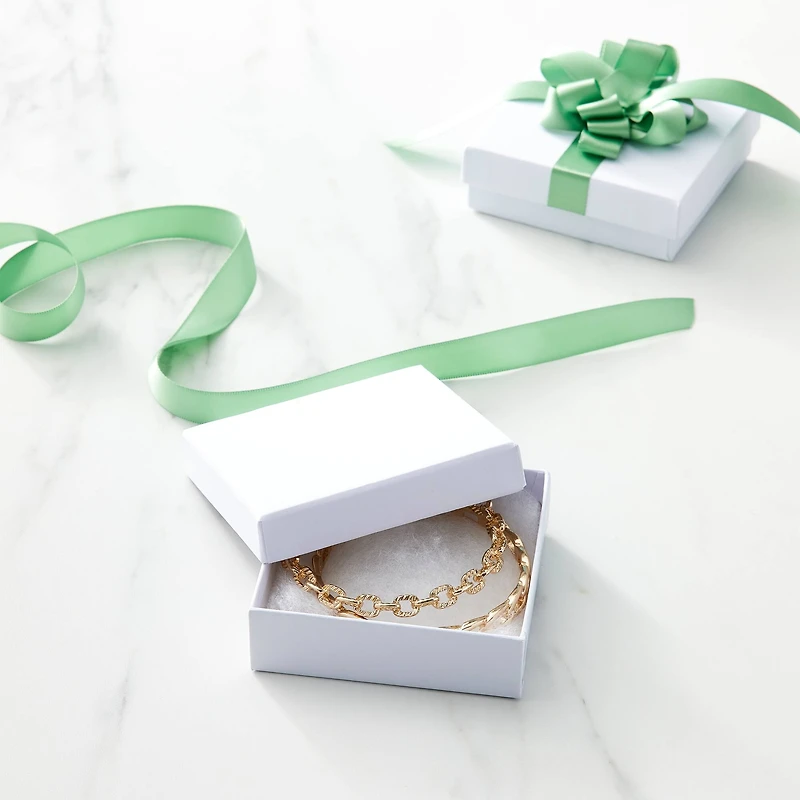 White Bracelet Boxes by Bead Landing™